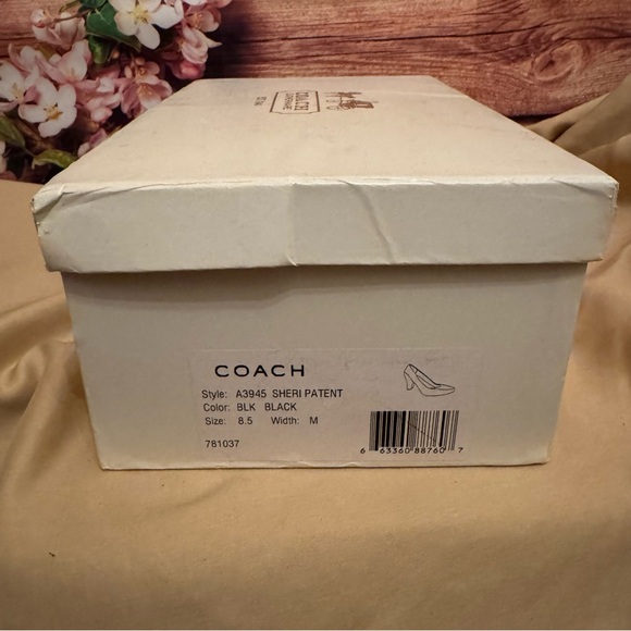 Coach Sheri Patent Leather Pumps – Black – Size 8.5M - Picture 7 of 7